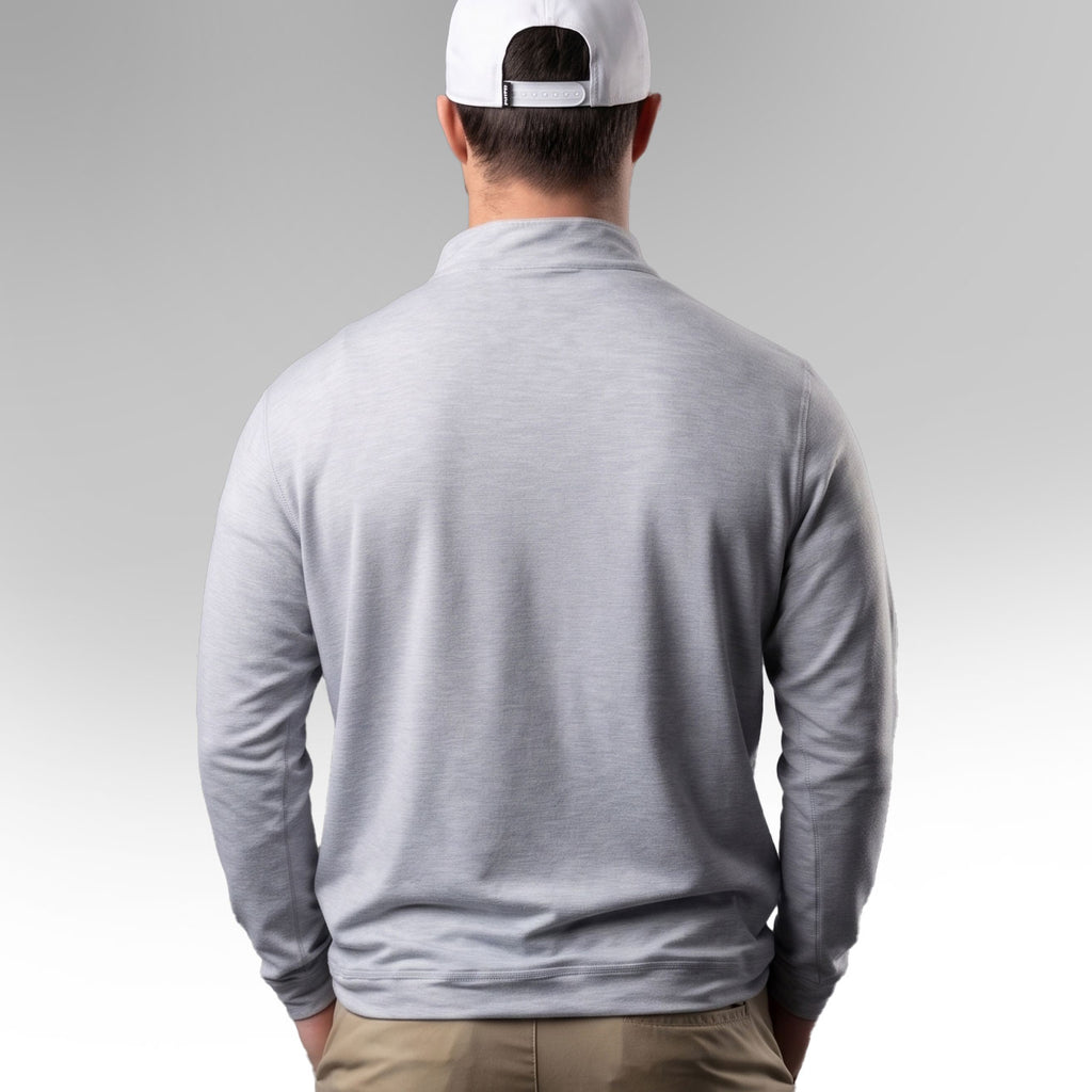 Heather Gray Quarter Zip Pullover
