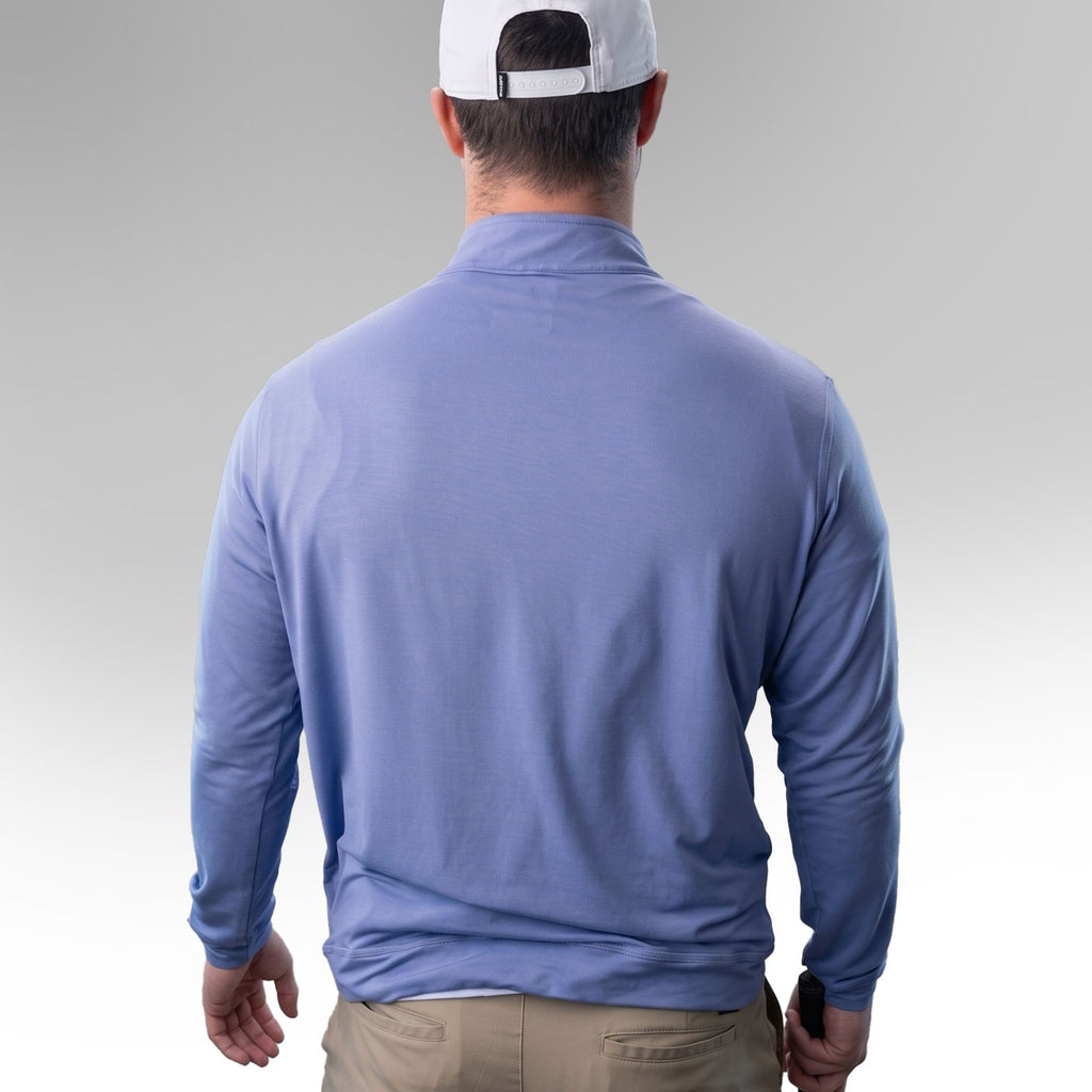 Periwinkle Quarter Zip Pullover