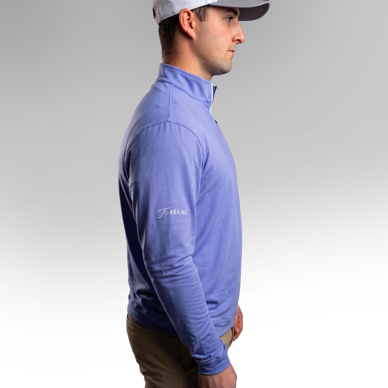 Periwinkle Quarter Zip Pullover