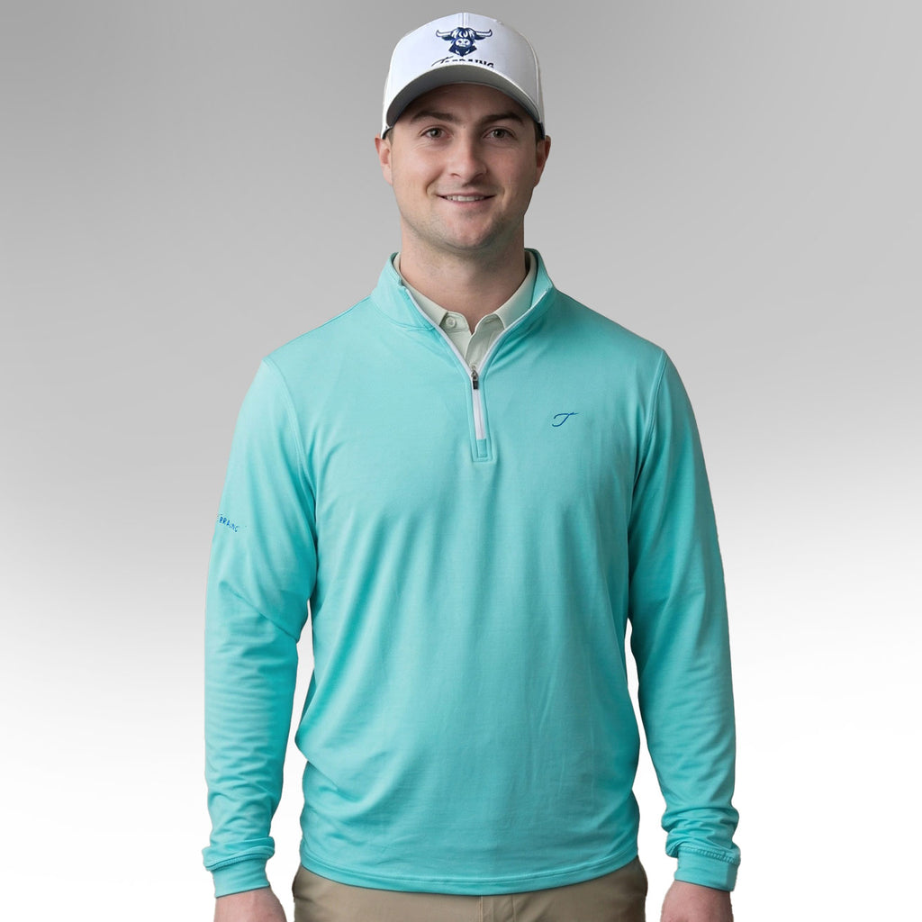 Mint Quarter Zip Pullover