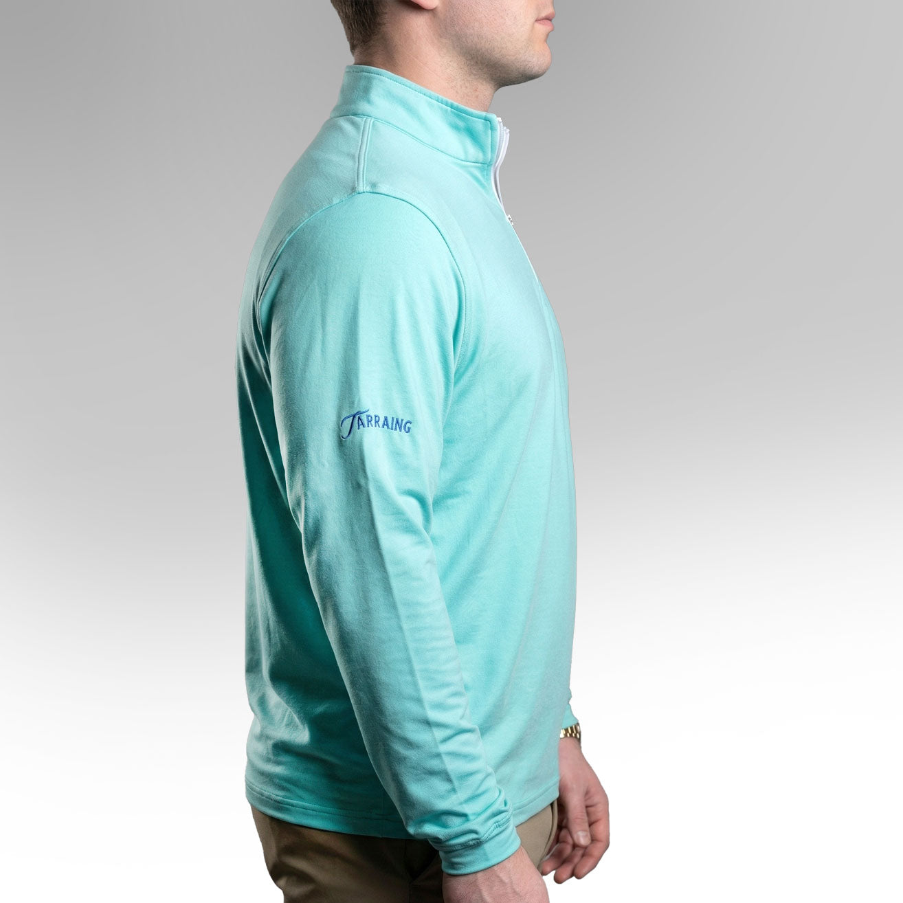 Mint Quarter Zip Pullover