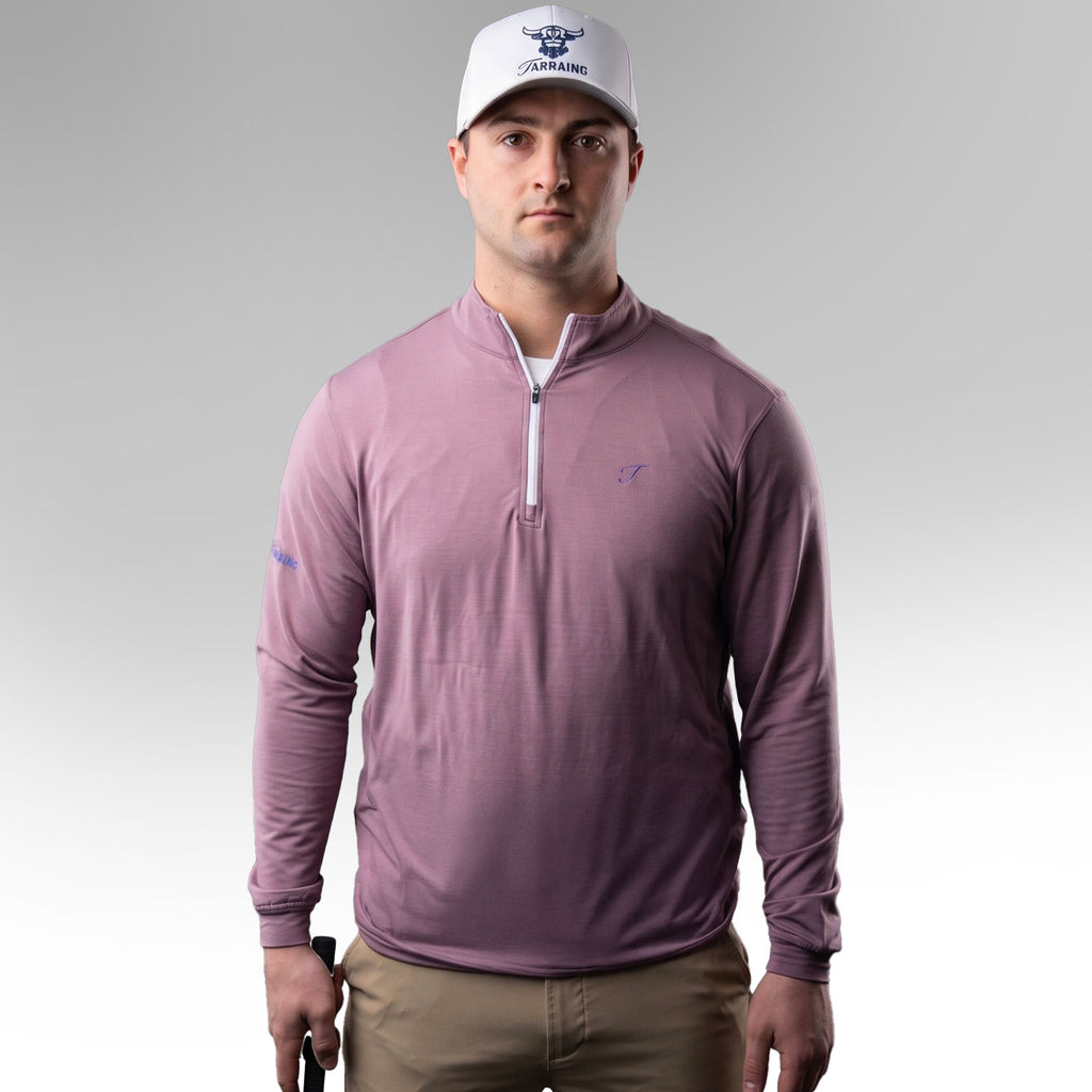 Scottish Thistle Quarter Zip Pullover
