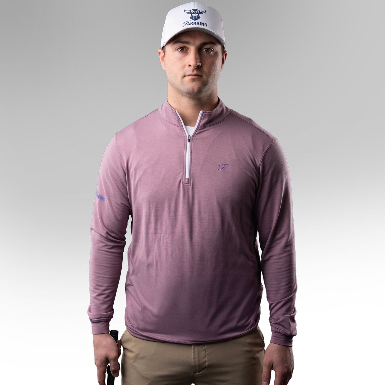 Scottish Thistle Quarter Zip Pullover
