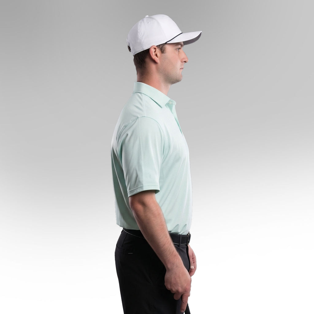 White/AquaPolo