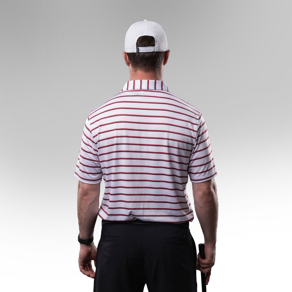 White/Red/Navy Polo