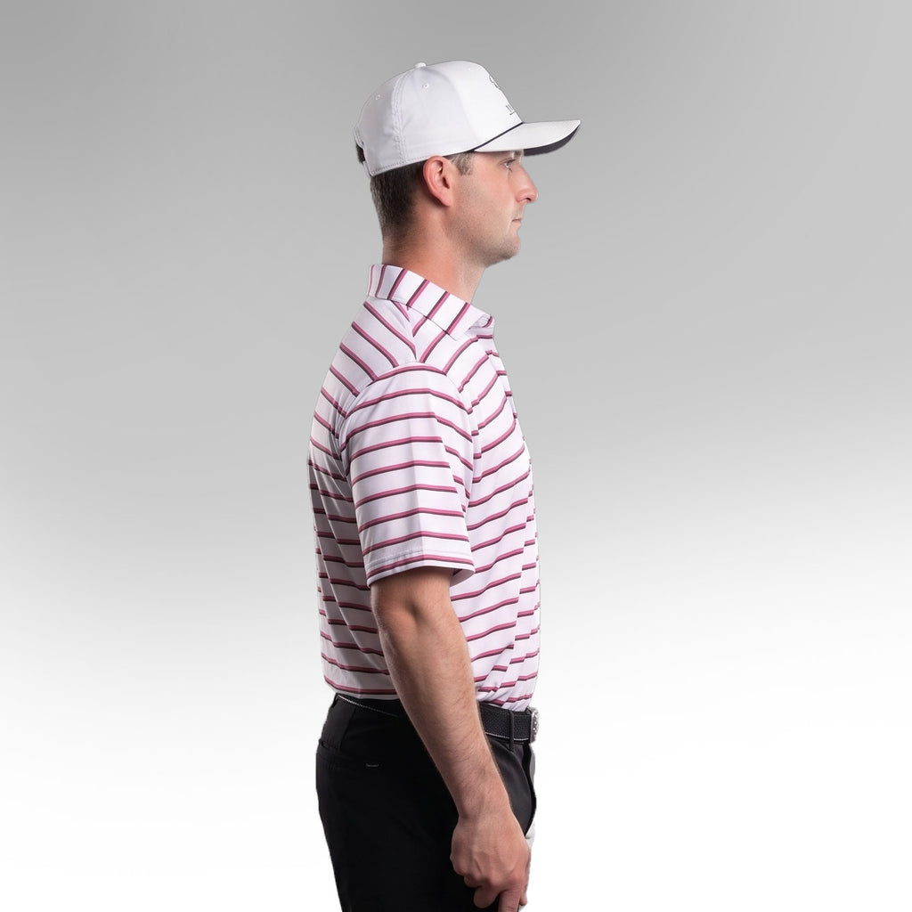 White/Red/Navy Polo